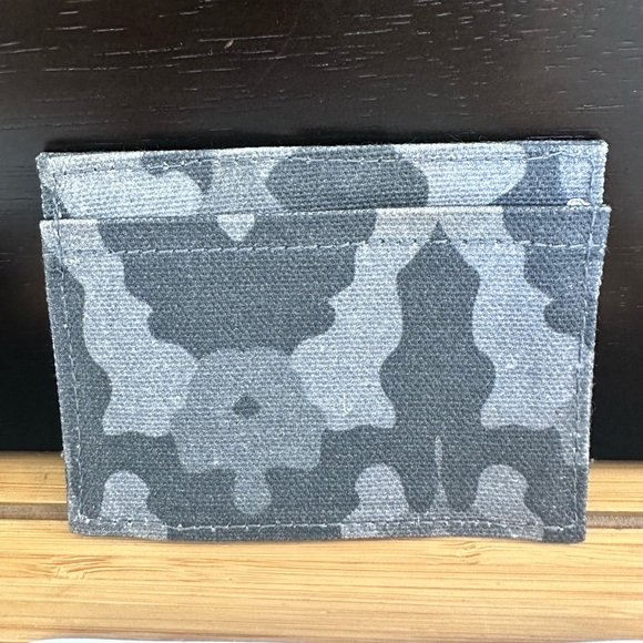 To the Market Classic Slim Wallet canvas cardholder 2 pattern organic cotton NWT - Picture 8 of 11
